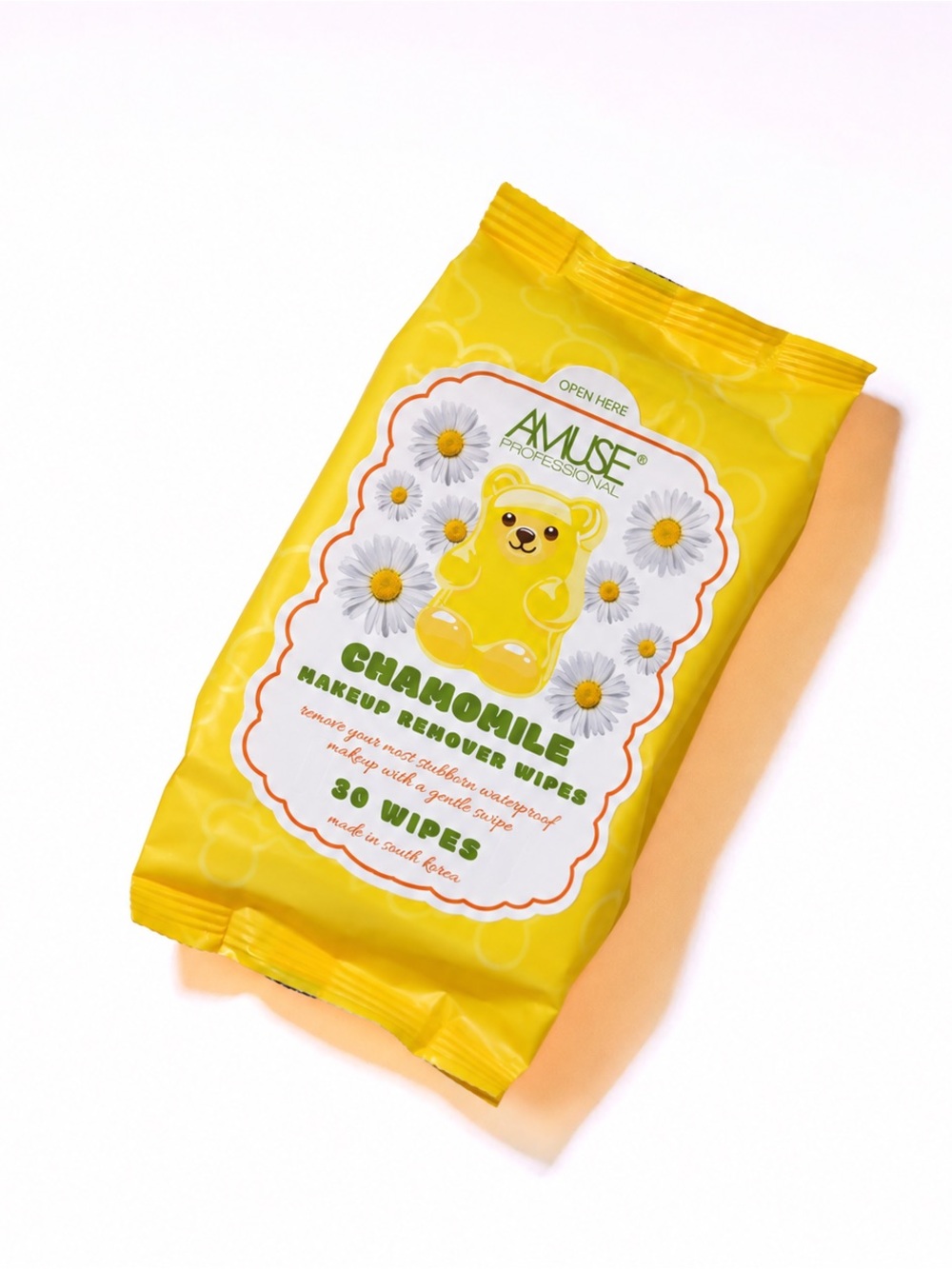 AMUSE Chamomile Makeup Remover Wipes 30 Wipes NWT